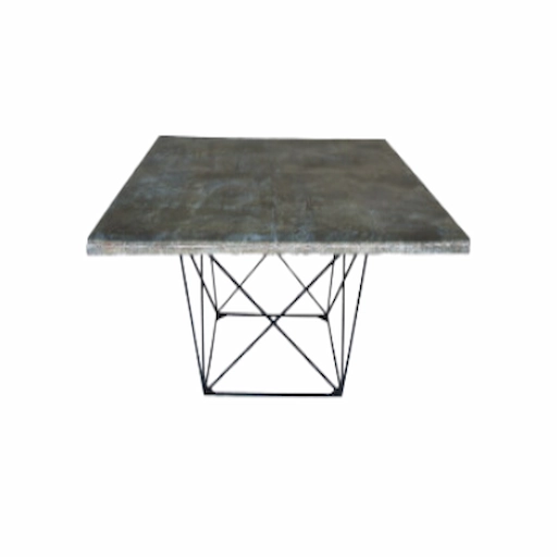 ZINC COVERED TABLE - Image 1