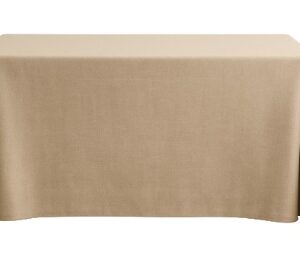 PLAIN SAND RECTANGULAR TABLECLOTH