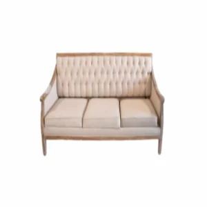 TRIPLE WASH VINTAGE BEIGE ARMCHAIR