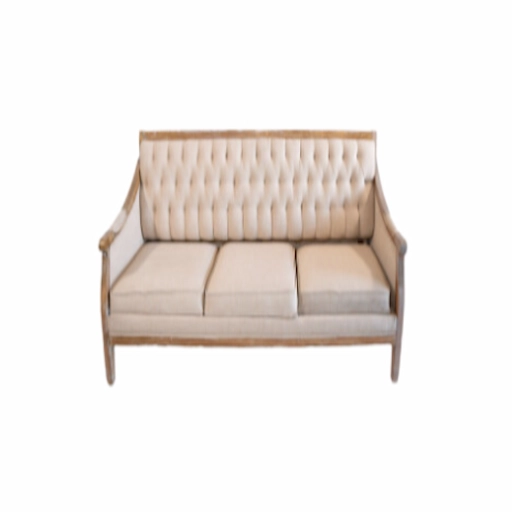 TRIPLE WASH VINTAGE BEIGE ARMCHAIR - Image 1