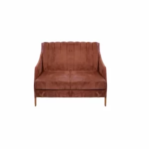 PINK VELVET TRIPLE ARMCHAIR