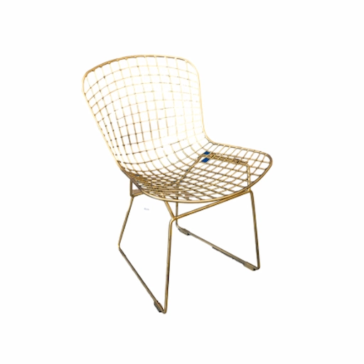 GOLDEN SQUARE BERTOIA CHAIR - Image 2