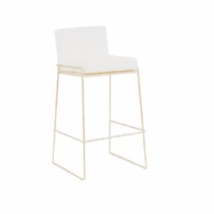 HENSON GOLD IRONWORK BENCH WITH BACKREST