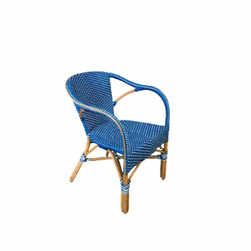 MADELEINE CHAIR W/A BLUE/WHITE - Image 1