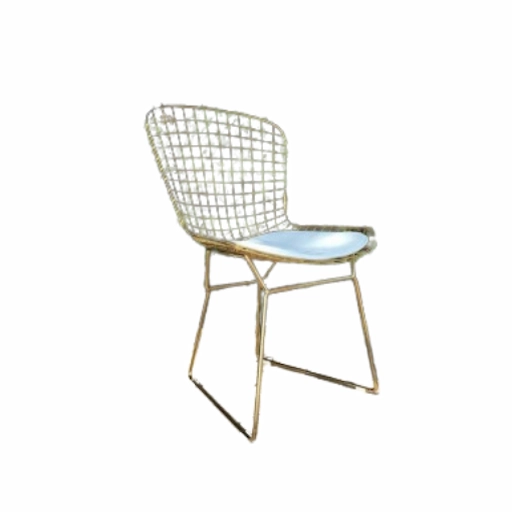GOLDEN SQUARE BERTOIA CHAIR - Image 1