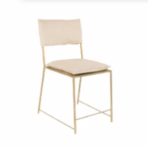 GOLD METAL COVERABLE CHAIR