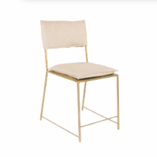 GOLD METAL COVERABLE CHAIR - Image 1