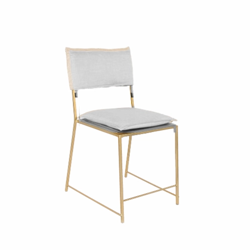 GOLD METAL COVERABLE CHAIR - Image 4