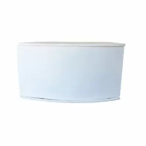 WHITE SEMI-CIRCULAR BAR