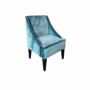 SINGLE ARMCHAIR VELVET GREEN