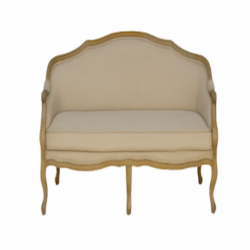 DOUBLE ENGLISH LOVESEAT WITH LOW BACKREST - Image 1