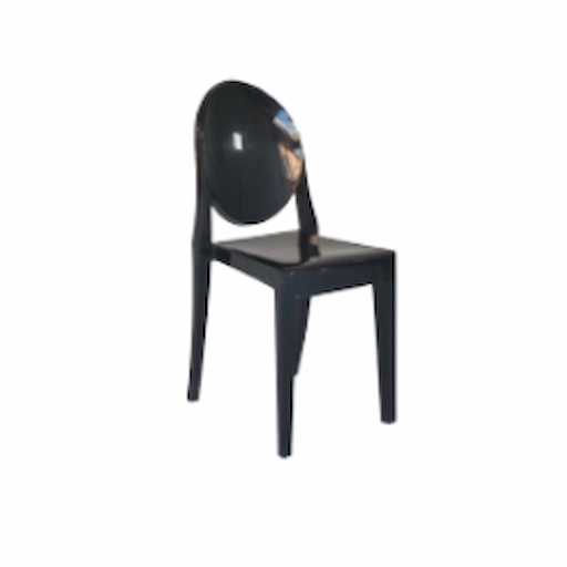 BLACK GHOST CHAIR - Image 1