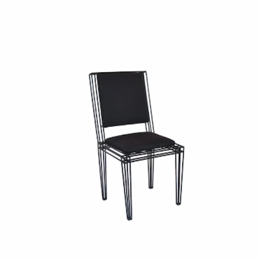 LOUIS XV SQUARE IRONWORKS CHAIR - Image 1