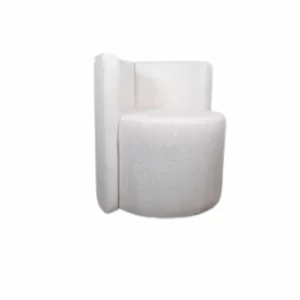 OTTOMAN LANE SINGLE CURVED VIVALDI IVORY