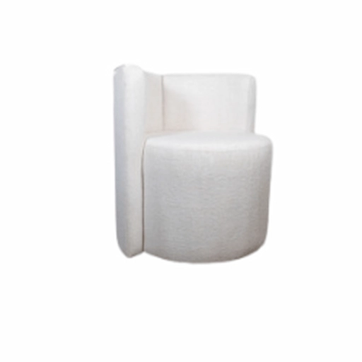OTTOMAN LANE SINGLE CURVED VIVALDI IVORY - Image 1