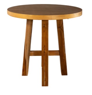 TEAK POLIN BASE, TERTULIA HEIGHT - Image 1