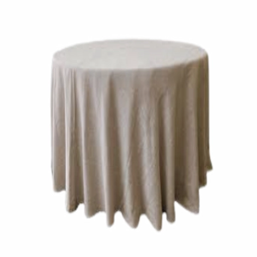 1.80 SAND ROUND TABLECLOTH - Image 1