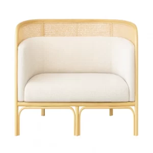 DOUBLE RATTAN ARMCHAIR
