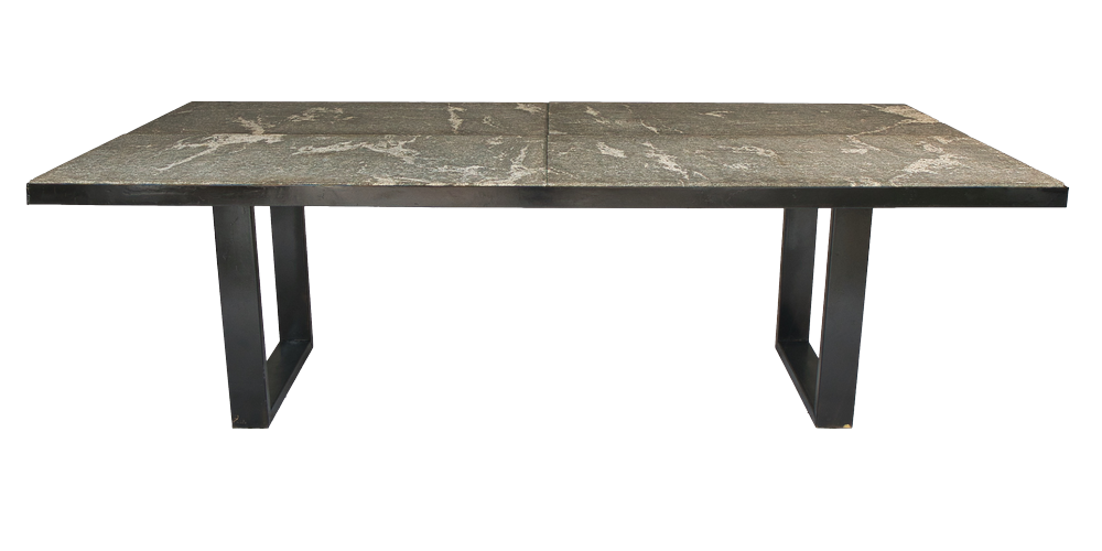 EBONY GRANITE RECTANGULAR TABLE - Image 1